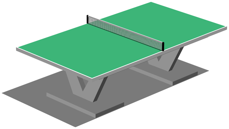 Stůl na stolní tenis EXTERIER
