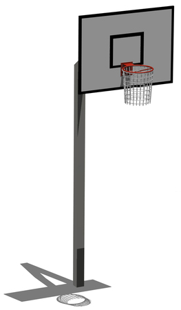 Basketbalový koš MONOTUBO