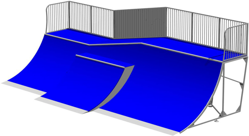 Skate QUARTER PIPE COMB