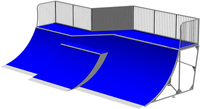 Skate QUARTER PIPE COMB