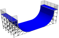 Skate HALF PIPE 345